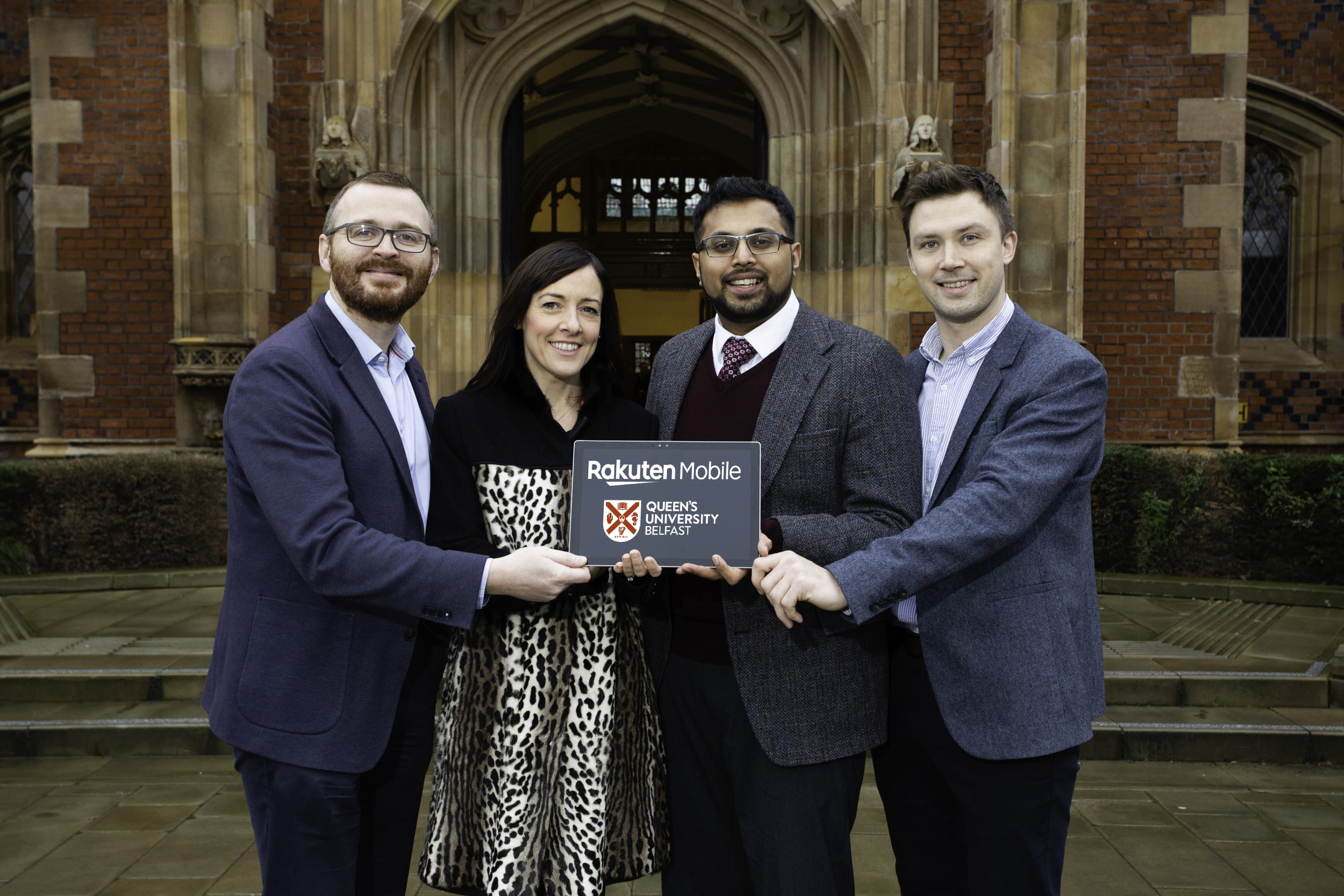 Second from the right: Dr Blesson Varghese (Principal Investigator) at Queen’s University Belfast