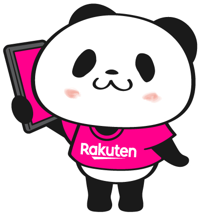 楽天 Rakuten OKAIMONO PANDA お買い物 パンダ ぬいぐるみ 楽天モバイル、全国の「楽天モバイルショップ」を 「お買いものパンダ